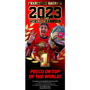 Francesco Bagnaia férfi póló 2023 MotoGp World Champion