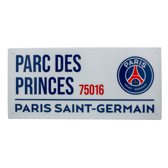 Paris Saint Germain fali tábla Street Sign