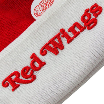Detroit Red Wings téli sapka Button Up