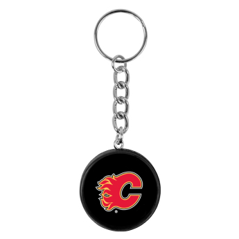 Calgary Flames kulcstartó mini puck