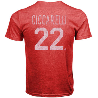 Detroit Red Wings férfi póló red #22 Dino Ciccarelli Legenda NHL