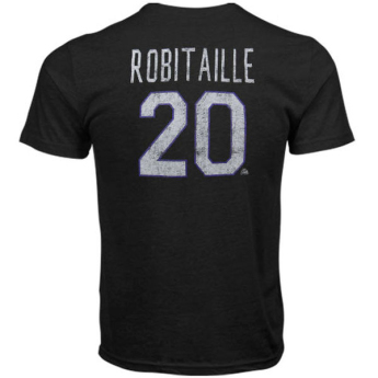 Los Angeles Kings férfi póló black #20 Luc Robitaille Legends NHL