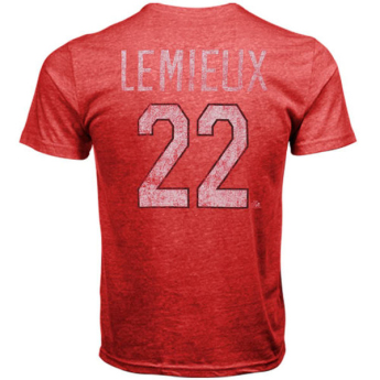 New Jersey Devils férfi póló red #22 Claude Lemieux Legenda NHL