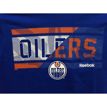 Edmonton Oilers férfi póló Freeze Stripe