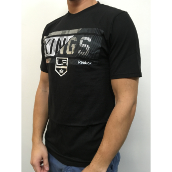 Los Angeles Kings férfi póló Freeze Stripe black
