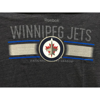 Winnipeg Jets férfi póló Stripe Overlay navy