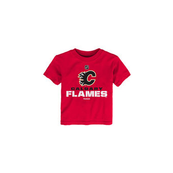 Calgary Flames gyerek póló NHL Clean Cut red