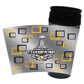 Pittsburgh Penguins hőkötő borító 2017 Stanley Cup Champions 16oz. Snap Fit Tumbler