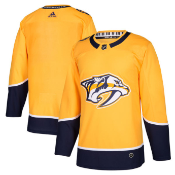 Nashville Predators hoki mez yellow adizero Home Authentic Pro