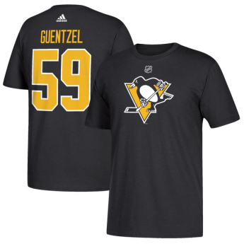 Pittsburgh Penguins férfi póló black #59 Jake Guentzel