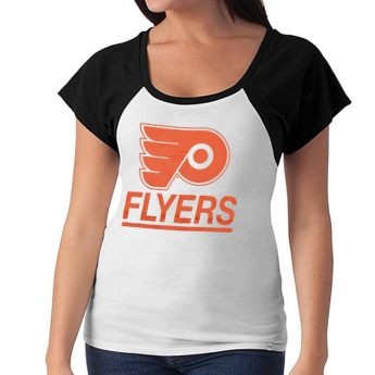 Philadelphia Flyers női póló Big Time Slim Fit Raglan T-Shirt