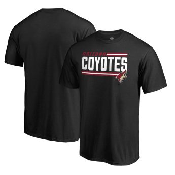 Arizona Coyotes férfi póló black Iconic Collection On Side Stripe