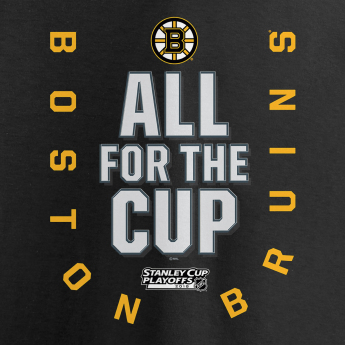 Boston Bruins férfi póló 2018 Stanley Cup Playoffs Bound Behind The Net