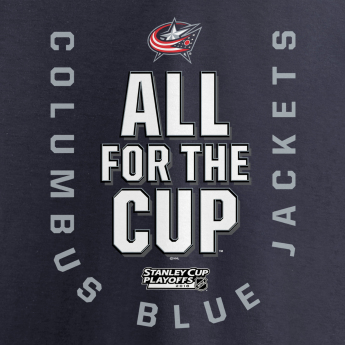 Columbus Blue Jackets női póló grey 2018 Stanley Cup Playoffs Bound Behind The Net