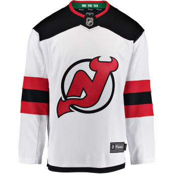 New Jersey Devils hoki mez white Breakaway Away Jersey