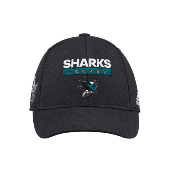 San Jose Sharks baseball sapka black 2018 Stanley Cup Playoffs Bound Sidepatch Flex