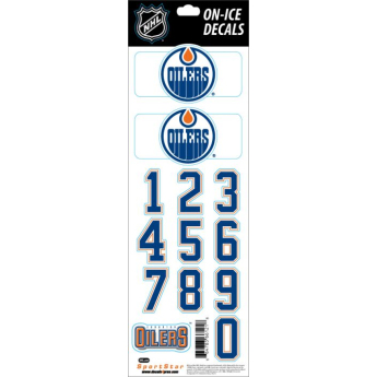 Edmonton Oilers matricák hockey helmet Decals