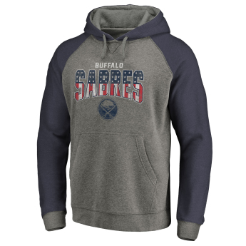 Buffalo Sabres férfi kapucnis pulóver grey Freedom Tri-Blend Raglan