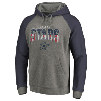 Dallas Stars férfi kapucnis pulóver grey Freedom Tri-Blend Raglan