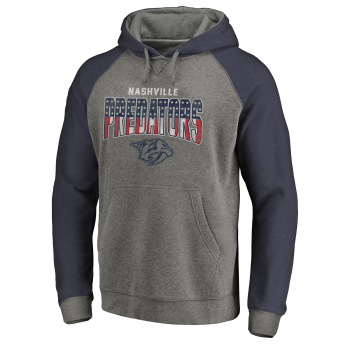 Nashville Predators férfi kapucnis pulóver grey Freedom Tri-Blend Raglan