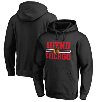 Chicago Blackhawks férfi kapucnis pulóver black Hometown Collection Defend