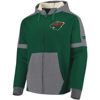 Minnesota Wild férfi kapucnis pulóver green Iconic Fleece