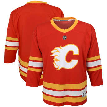 Calgary Flames gyerek jégkorong mez red Replica Home Jersey