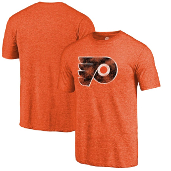 Philadelphia Flyers férfi póló orange Primary Logo Distressed