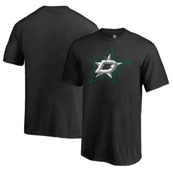 Dallas Stars gyerek póló black Splatter Logo