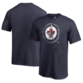 Winnipeg Jets gyerek póló dark blue Splatter Logo