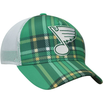 St. Louis Blues baseball sapka Adidas St. Patrick´s Day Trucker