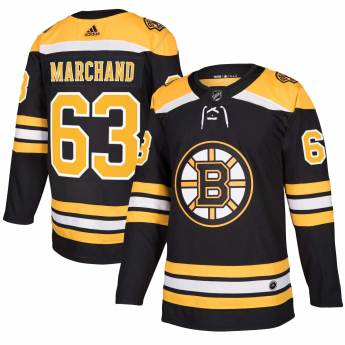 Boston Bruins hoki mez #63 Brad Marchand adizero Home Authentic Player Pro