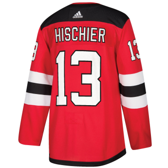 New Jersey Devils hoki mez #13 Nico Hischier adizero Home Authentic Player Pro