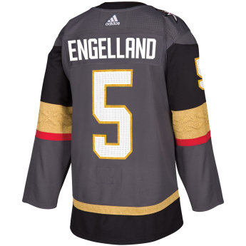 Vegas Golden Knights hoki mez #5 Deryk Engelland adizero Home Authentic Player Pro