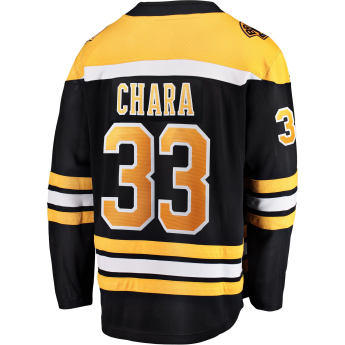 Boston Bruins hoki mez black #33 Zdeno Chara Breakaway Alternate Jersey