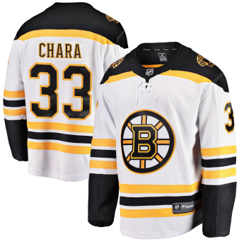 Boston Bruins hoki mez white #33 Zdeno Chara Breakaway Alternate Jersey