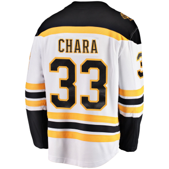 Boston Bruins hoki mez white #33 Zdeno Chara Breakaway Alternate Jersey