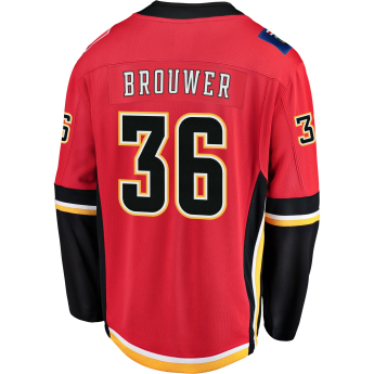 Calgary Flames hoki mez #36 Troy Brouwer Breakaway Alternate Jersey