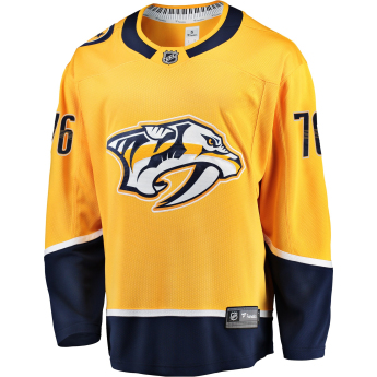 Nashville Predators hoki mez yellow #76 PK Subban Breakaway Alternate Jersey