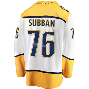 Nashville Predators hoki mez white #76 PK Subban Breakaway Alternate Jersey
