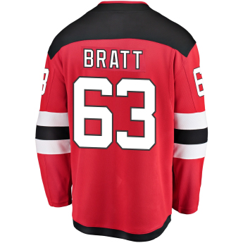New Jersey Devils hoki mez #63 Jesper Bratt Breakaway Alternate Jersey