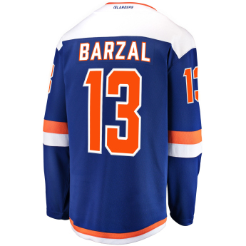 New York Islanders hoki mez logo #13 Mathew Barzal Breakaway Alternate Jersey