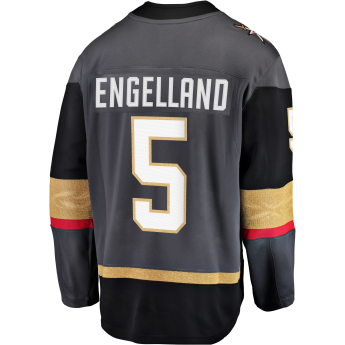 Vegas Golden Knights hoki mez #5 Deryk Engelland Breakaway Alternate Jersey