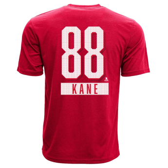 Chicago Blackhawks férfi póló red Patrick Kane #88 Icing Name and Number
