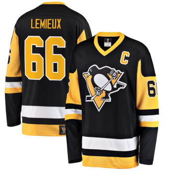 Pittsburgh Penguins hoki mez #66 Mario Lemieux Breakaway Heritage Jersey