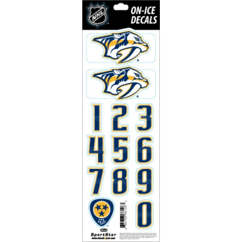 Nashville Predators sisak matricák Decals