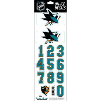 San Jose Sharks sisak matricák Decals