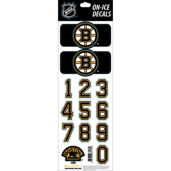 Boston Bruins sisak matricák Decals Black