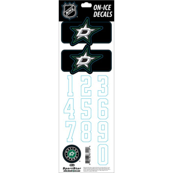 Dallas Stars sisak matricák Decals Black