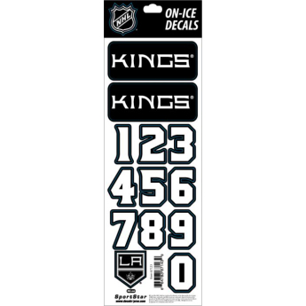 Los Angeles Kings sisak matricák Decals Black